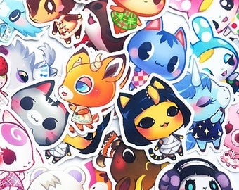 Animal Crossing Hand Cut Vinyl Sticker