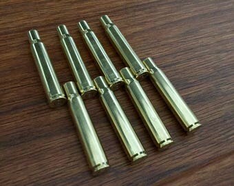Empty Ammo Spent Brass Bullet Casings Shells Cleaned Tumbled Hand Polished 30-06 Bullet Jewelry Steampunk Bullet Necklace