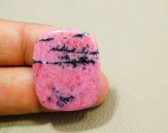 40%OFF Natural Rhodonite Cabochon Loose Gemstone 25x30 Square Shape 45.00 Cts For Making Jewelry