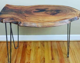 Live edge end table, live edge side table set, wood side table set, live edge matching end tables, live edge accent tables.