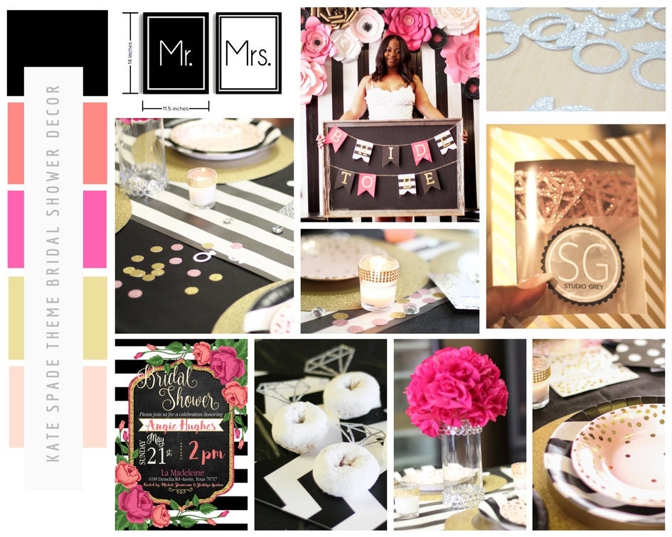 Featured ETSY Products Bridal Shower Ideas Themes