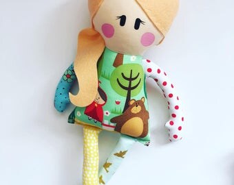SUMMER SALE Rag Doll Pattern ~ PDF Sewing Pattern ~ Doll Pattern ~ Doll Sewing Pattern ~ Sewing Patterns for Baby~ Sew A Doll ~ Cloth Doll