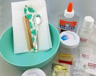 Beginner's Slime Kit Clear Slime + Fishbowl Slime