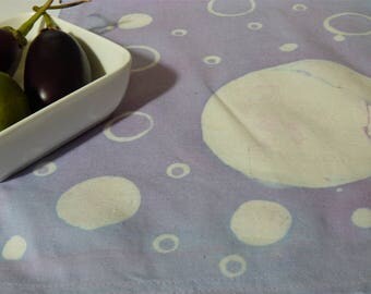 Lilac Batik Table Runner-Batik Table Runner-Spring Table Runner-Spring Table Linen-Easter Table Runner