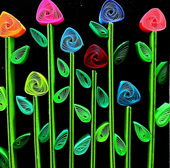 Quilled Mini Canvas Quilling Challenge Quilled Paper Art