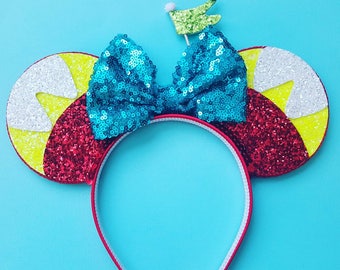 Tweedle Dee and Tweedle Dum Mouse Ears || Alice in Wonderland Mickey Mouse Ears || Wonderland Mouse Ears|| Mouse Ears Headband | Mickey Ears