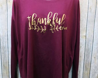 thankful shirts etsy