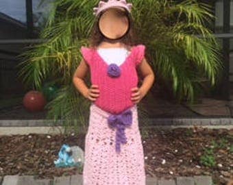 Princess Gown Dress Up Clothing - Princess Gown Pattern - child size