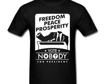 Nobody For President Etsy nobody for president etsy