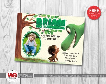the good dinosaur invitation, the good dinosaur party, the good dinosaur invite,the good dinosaur thank you card, the good dinosaur birthday