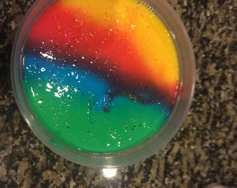 colorful Rainbow slime