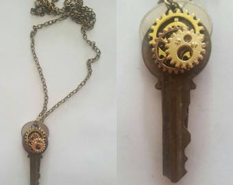Steampunk "Time Together' Pendant