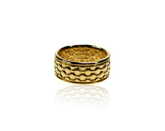 Silver Ring Kohha Chesterfield - gold plated