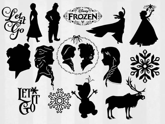 Download Frozen SVG Bundle Frozen clipart Frozen cut files Frozen