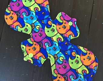 Ultra thin 12 inch moderate/heavy cloth pad, reusable cloth pad, reusable, mama cloth, cloth pads, reusable menstrual pads
