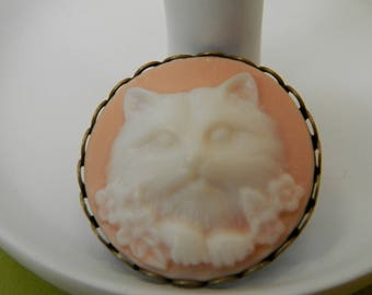 The Puss and flowers