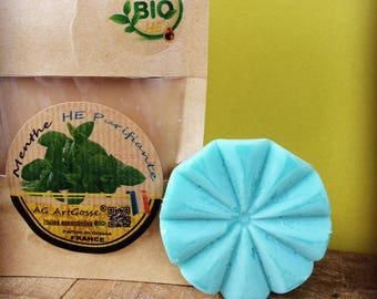 Mint fondant natural aromatherapy candle