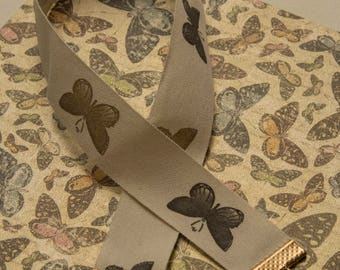 Vintage inspired butterfly choker necklace
