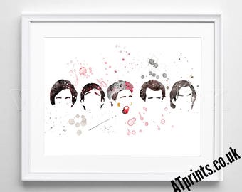 ALAN PARTRIDGE Watercolor Watercolour Art Print | Poster | Photo | Wall Art