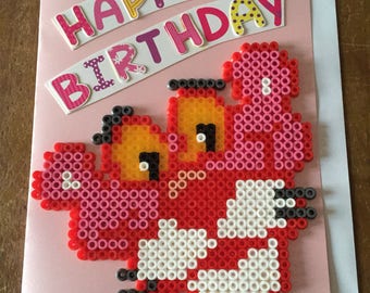 Pink Panther Birthday Card