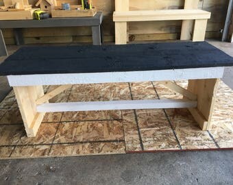 Handcrafted Wood Bench
