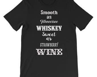 Smooth as Tennessee Whiskey Unisex t-shirt