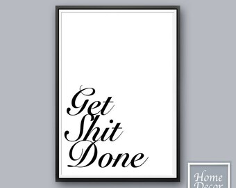Get shit done | Etsy