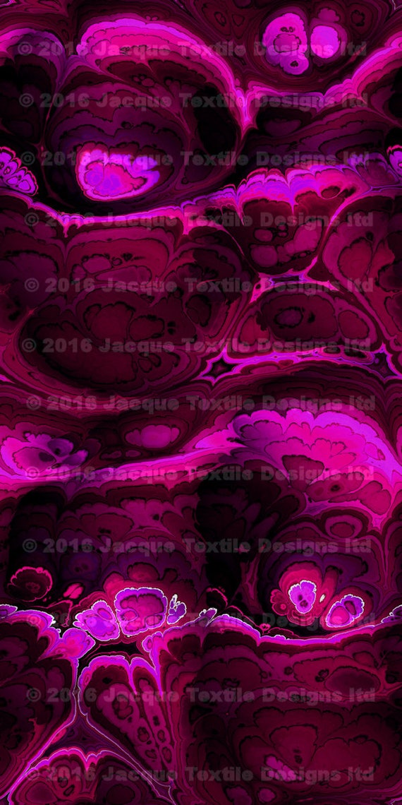 Hand Created Artist Pink Purple Lycra Knit Fabric By The Yard Athletic Apparel Swimwear Swim Suit