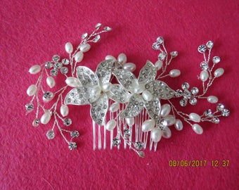 Wedding hair Comb, rhinestone hair comb