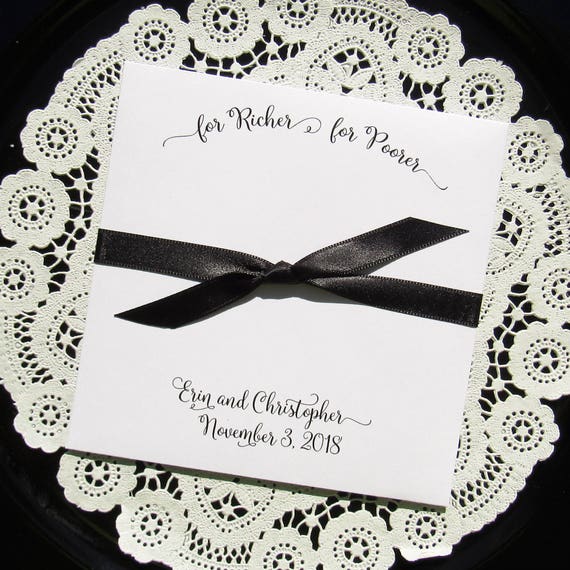 For Richer For Poorer, Wedding Favors, Lottery Ticket Wedding Favors, Unique Wedding Favors, Rehearsal Dinner Favors Il_570xn