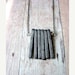 50%OFF Modern Industrial Unisex Gray Spikes Necklace, Concrete Slate Grey Ceramic Pendant Gift Box