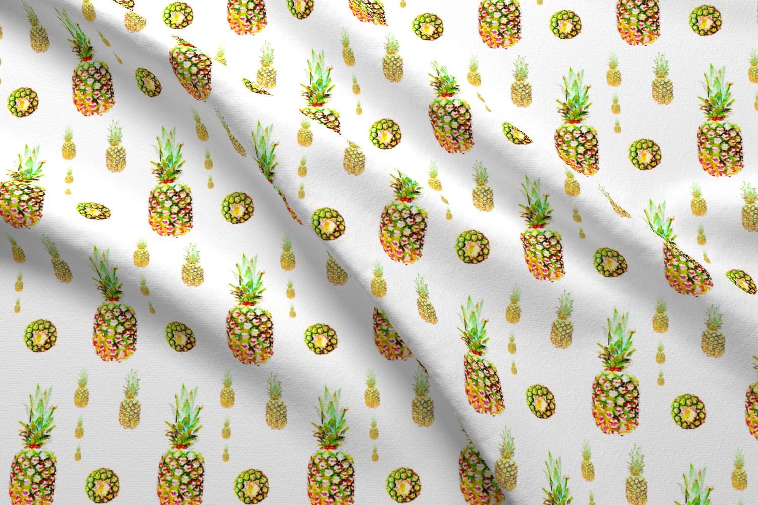 Summer Pineapple Surprise Fabric Pineapple Surprise By