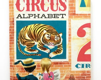 Vintage Children's Book Circus Alphabet Whitman ABC