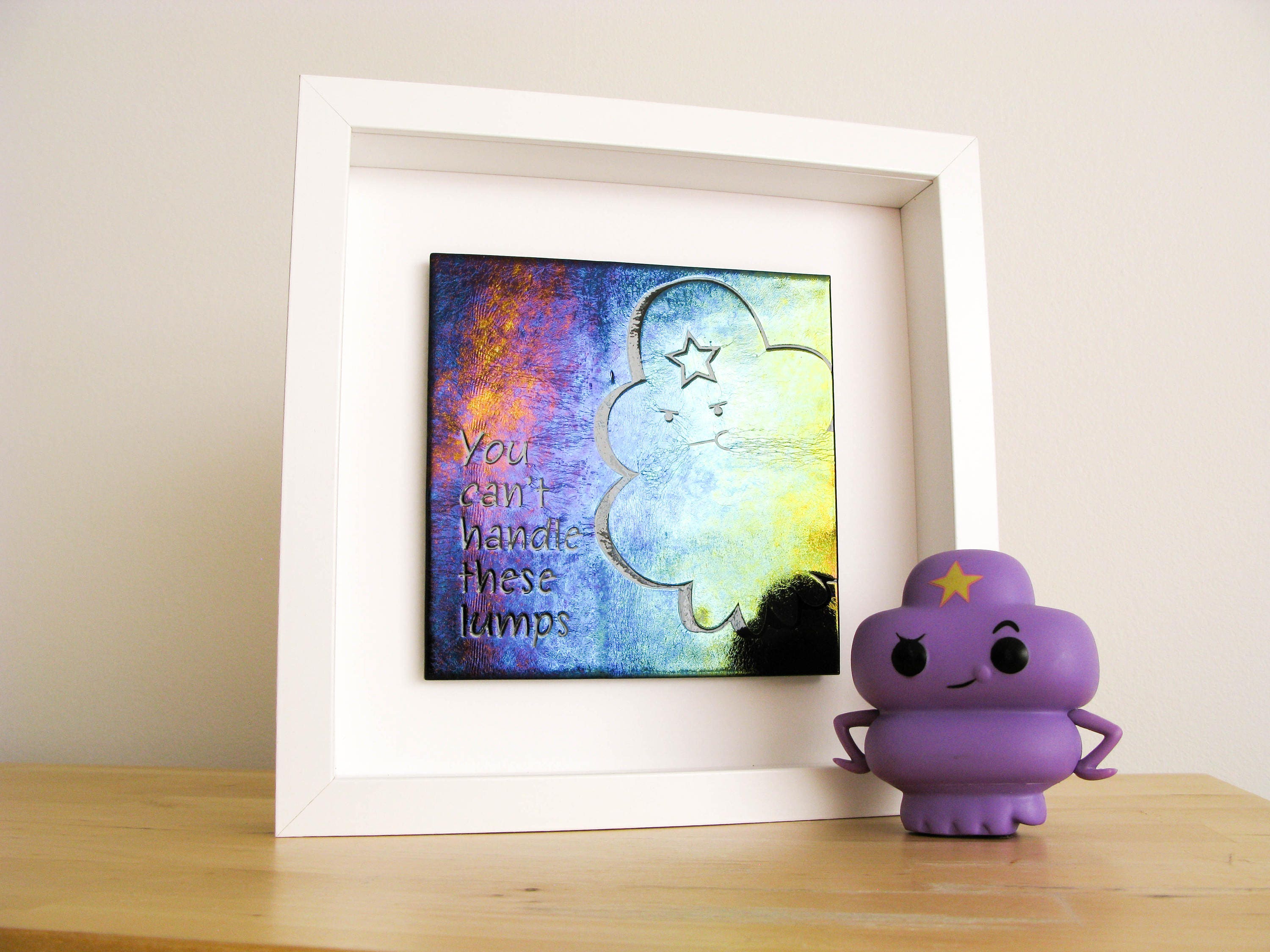 Nerd Decor - Lumpy Space Princess Wall Art Adventure Time Decor Lsp Glass nerd decor - lumpy space princess wall art adventure time decor lsp glass