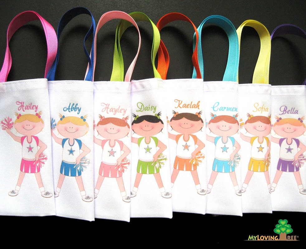 Cheerleader gifts cheerleader bag cheerleading party favors