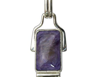 Charoite Pendant set in Sterling Silver pchtf2829