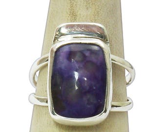 Charoite Ring Set in Sterling Silver, Size 6-1/2 r65chtf2831