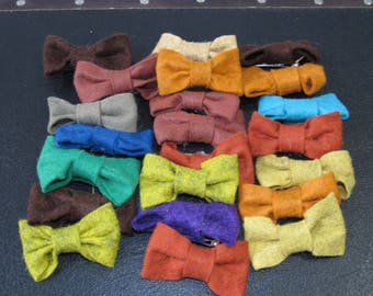 MILESTONE SALE 40% OFF with Coupon, Lot of Felt Hair Bows, Bow Hair Clips