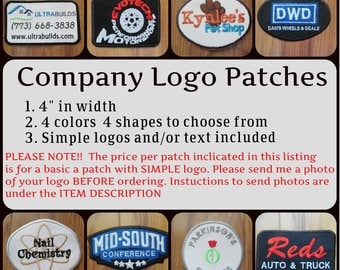 Personalized Patch Monogram Patch Custom Patches Iron On Patches Embroidered Patches Patches for Jackets Name Patch Company Logo Patch