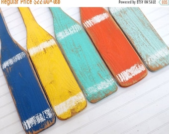 ON SALE Wooden Oar / Wood Oar / Coastal / Beach Decor / Nursery Wall Decor