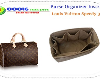 Louis Vuitton Speedy 35 Purse Organizer Insert Practical and Easy to Use / made to order / Beige Faux Suede