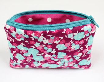 Coin Pouch - Gift Card Holder - Business Card Holder - Fabric Mini-Wallet - READY TO SHIP