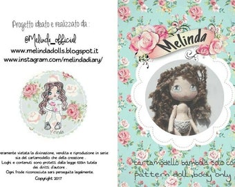 Cartamodello,patterns bambola di stoffa ,clothdoll, poupeedechiffon, muneca ,dollmaking