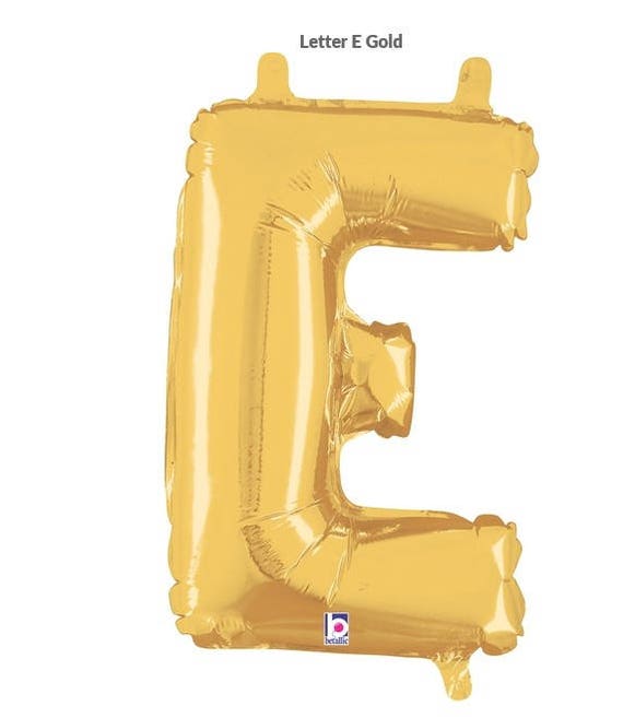 Huge Letter E Mylar Balloon Gold/Silver/Alphabet Balloons/40 inches Mylar Balloons for back drops, photo props, decorations and centerpieces Il_570xn