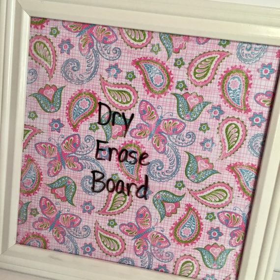 Framed Dry Erase Board Dorm Room Decor Planner Wall