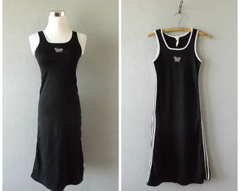 butterfly club kid dress - vintage 90s black white stretchy column maxi dress - size xs / extra small - vaporwave goth punk - 1990s grunge