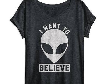 i want to believe alien shirt