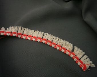 WOOL VERY THIN RED ELASTIC TRIM