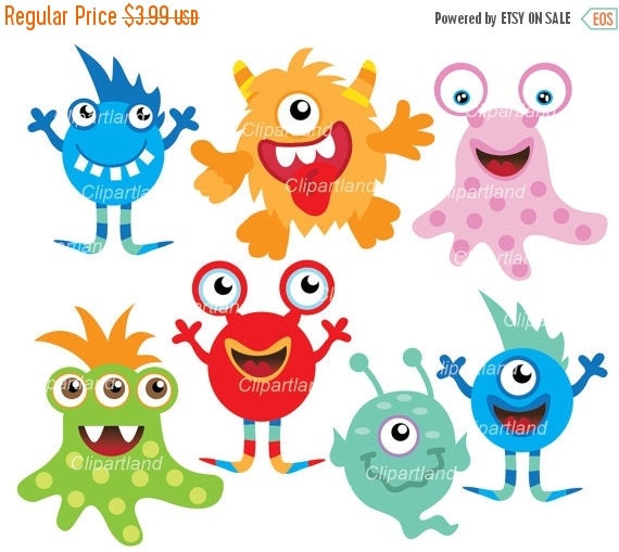 ON SALE INSTANT Download. Monsters 13. Personal and commercial