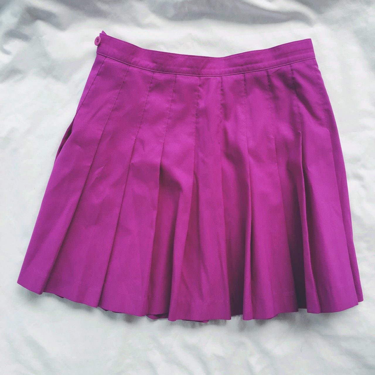 Vintage purple Wilson's pleated tennis skirt